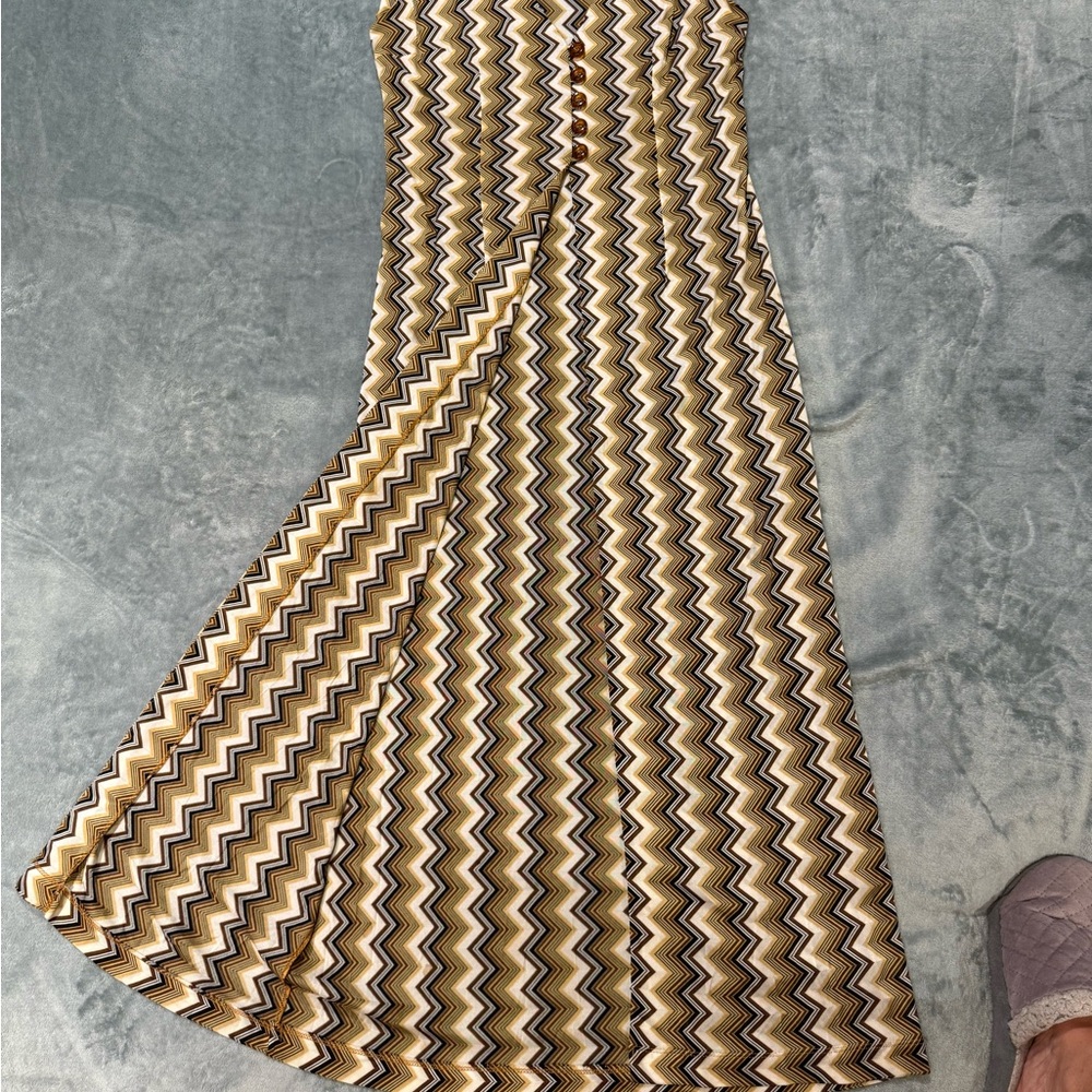 GOTTEX Chevron Pattern Sleeveless Duster. Size M-L